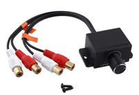 Cable RCA de PVC para Audio de Auto, Control Remoto de Volumen y Nivel de Bajos para Amplificador