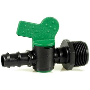 Conector de manguera con rosca macho de 3/4 pulgadas x 16 para sistemas de riego de jardín - Product Image 1