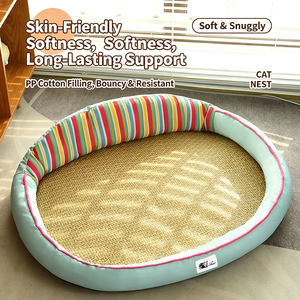 Summer Cat <b>Nest</b> Kennel Pet Cooling Mat Four Seasons Universal Teddy Small Dog Mat Mattress Mattress Cross-Border Wholesale - Product Image 6