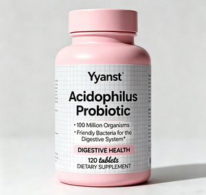 Suplemento probiótico de máxima potencia de etiqueta privada que promueve la digestión, ayuda a la salud intestinal, 22 mil millones de CFU, cápsulas de probióticos - Product Image 1