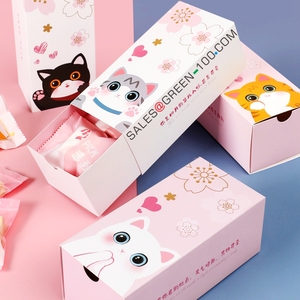 Tùy Chỉnh Macaroon Kraft Hộp Giấy Bánh Cookie Trắng Macaron Trượt Ngăn Kéo Hộp Bao Bì Với Cửa Sổ Rõ Ràng - Product Image 5