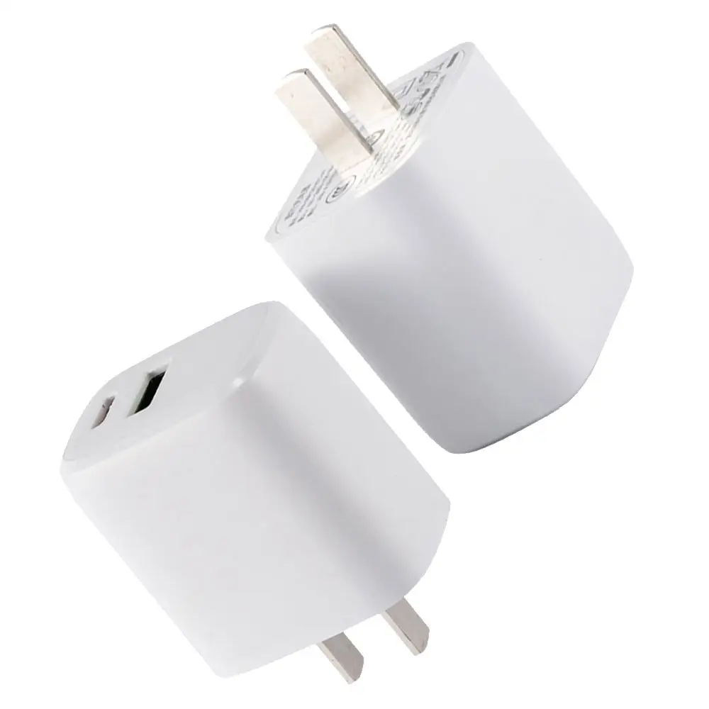 USB C PD 20W USB A Power Adapter Charger Type C Fast Charger for iPhone 13 Foldable Wall Charger PD Charging for iPhone Pro Max