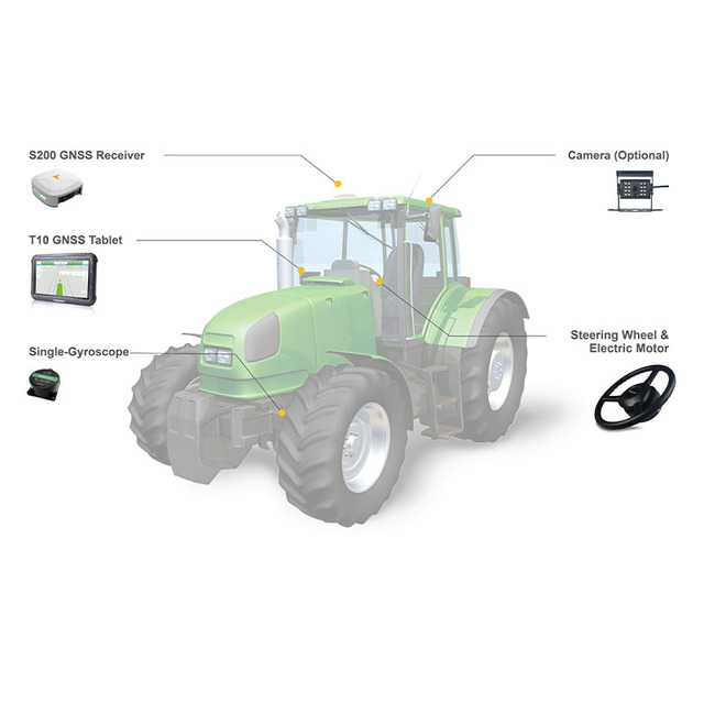 SingularXYZ SAgro200 GPS Navigation Agriculture Tractor GNSS Receiver Tablet with Auto Steering Control System for Farm Use
