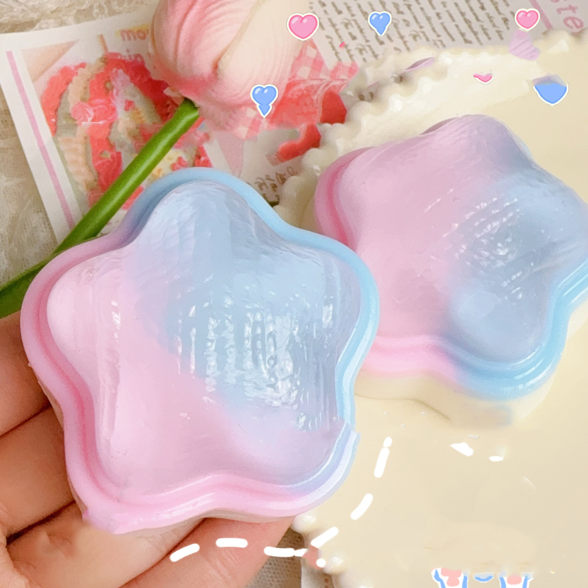 20705-Squishy étoile en gelée douce de couleur rêveuse