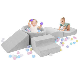 Ensemble de jeu en mousse tout-en-un pour enfants, piscine à balles avec blocs souples et balles, tapis de jeu pour tout-petits de 4 à 6 ans - Product Image 5
