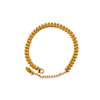 Bracelets en or 18 carats bon marché Bracelet en acier inoxydable 316L Type de bijoux pour femmes Bracelets de mode à vendre