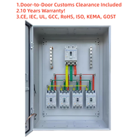 Boîtier de distribution VFD basse tension 415V 630A double alimentation en métal pour intérieur, pour distribution d'énergie de contrôle industriel