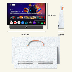 Thiết kế mới HD 27inch thông minh bằng giọng nói điều khiển từ xa kết nối Bluetooth Màn hình <span class=keywords><strong>LED</strong></span> có thể sạc lại di động di động Google TV - Product Image 4