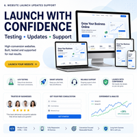 Diseño de Páginas de Atracción de Alta Conversión con HTML, CSS y Pruebas A/B para Campañas de Generación de Clientes Potenciales y Marketing de Crecimiento Empresarial