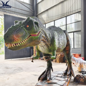 Fábrica personalizada impermeable silicona verde animado Animatronic tamaño <span class=keywords><strong>Real</strong></span> <span class=keywords><strong>Tiranosaurio</strong></span> <span class=keywords><strong>Rex</strong></span> para decoración de jardín al aire libre dinosaurio - Product Image 3
