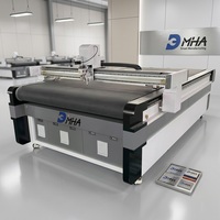 Máquina de Corte con Cuchilla Oscilante CNC Automática para Materiales Flexibles, para Cuero y Tela