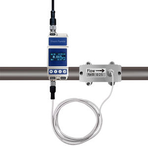OLEDディスプレイ燃料流量計、水流量測定センサー、RS485、DN6-DN150、クランプオン超音波流量計 - Product Image 2