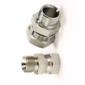 Adaptateur de tuyau Winner BSP <span class=keywords><strong>mâle</strong></span> vers JIC <span class=keywords><strong>femelle</strong></span> coudé pivotant Hydraul Adapt - Product Image 2