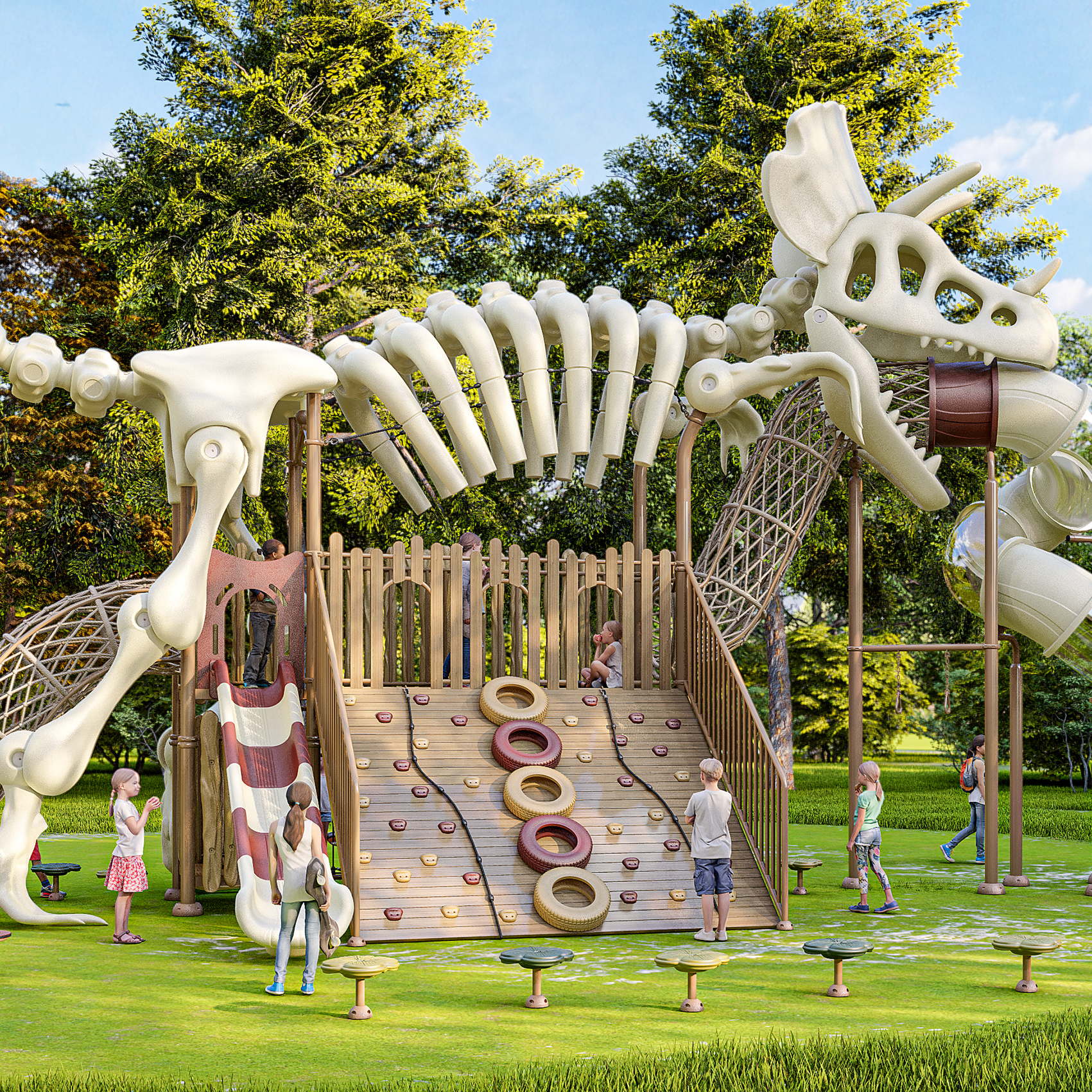 landscape structures slide playground equipment