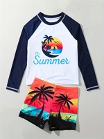 Promo Musim Panas Set Bikini 2 Potong untuk Anak Laki-laki dan Perempuan Bahan Ramah Lingkungan Premium Cetakan Beragam Paket Baju Renang