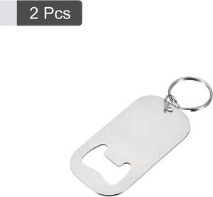 Décapsuleur de bouteille de bière portable en acier inoxydable avec logo personnalisé, porte-clés, décapsuleur de bouteille - Product Image 3