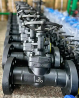 Vanne à opercule manuelle à bride en acier forgé ANSI A105N, classe 150 API602, avec volant, certifiée ISO, pour pétrole, gaz et eau