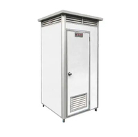 Vente en gros de toilettes préfabriquées en acier de style moderne, unité de salle de bain portable avec douche, isolation thermique, ISO9001