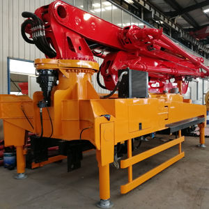 Chinesischer Hersteller Liefert LKW-Montierte 33m <span class=keywords><strong>Mini</strong></span>-Betonpumpe LKW-Betonpumpe mit Ausleger Turmbetonpumpe - Product Image 1
