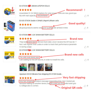 Cellule de batterie EVE 314Ah 8000 cycles 3.2V 314Ah LiFePO4 340Ah pour applications de <span class=keywords><strong>bus</strong></span> et de camions lourds - Product Image 2