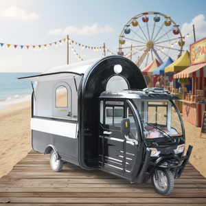 Tricycle alimentaire électrique de qualité export — Dispositions personnalisées disponibles — Idéal pour le thé au lait, le café et les boissons froides - Product Image 1