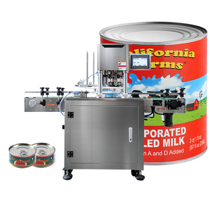 Máquina automática de conservas de <span class=keywords><strong>sardinas</strong></span> de atún, tapa de tarro de mariscos, sellador de latas de Metal - Product Image 2
