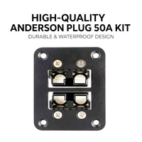 Kit de Prises Anderson Style 50A avec Manchon Étanche et Support de Fixation Encastré pour Camping-Car, Remorque Solaire – Distributeur en Gros OEM