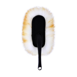 100% Wool Car <b>Duster</b> Brush Soft Scratch Free Detailing Dusting Mitt Wheel <b>Cleaner</b> for Car Care - Product Image 1