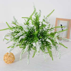 Fleurs artificielles de lavande en soie plastique, réalistes, pour la décoration de la maison, du bureau, de l'hôtel, arrangements floraux, accessoires de photographie - Product Image 3