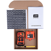 Control Remoto Inalámbrico Industrial de Velocidad Simple/Doble para Grúa Pórtico Metálica, Impermeable IP65, DC12V-48V, Modelos Q200/Q202, ¡Venta Caliente!