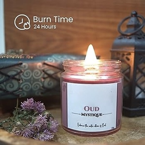 เทียนถั่วเหลืองกลิ่นหอมหรูหรากลิ่นหอมจากอินเดีย - Product Image 4