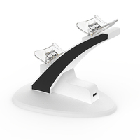 Support métallique pour contrôleur Playstation 5, Station de recharge Vertical pour avion, avec ressort de chargement usb, pour télécommande PS5