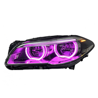 Phare RGB exclusif SJC pour BMW Série 5 F10 F18, feux de jour multicolores, feux de position, ensemble de phares 2010-2017, commande par application