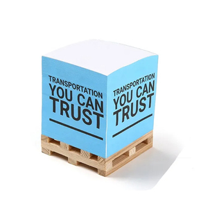 Notas adhesivas personalizadas con logotipo Nota adhesiva con palé de madera Nota adhesiva - Product Image 4