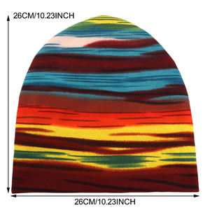 Bonnet souple coloré personnalisé Hat Stretch Hip-Hop Warm Skull Caps Unisexe Baggy Beanie léger - Product Image 2