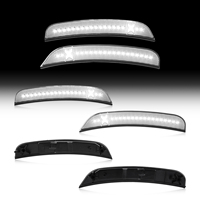 X-Style Klare Radkasten-Reflektoren Auto-LED-Licht Seitenmarkierung für Chrysler 300 2015-2021 Weiße Stoßstangenleuchte 68214402AD 4 Stück
