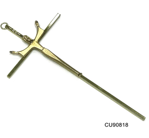 Venta al por mayor global aleación de zinc y acero flexible artesanía de metal versátil bronce antiguo cobre suministros de oración crucifijo Cruz - Product Image 5