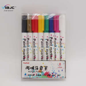 Juego de <span class=keywords><strong>rotuladores</strong></span> de pintura acrílica, resistente al agua, <span class=keywords><strong>para</strong></span> pintura <span class=keywords><strong>en</strong></span> roca, piedra, cerámica, vidrio, madera, 8 unidades - Product Image 2
