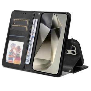 <span class=keywords><strong>Para</strong></span> Samsung S25 Plus S26 Edge Ultra Fashion Card Slot Flip Wallet Case Pu Leather Mobile Phone Back Covers <span class=keywords><strong>para</strong></span> hombres, mujeres y niñas - Product Image 4