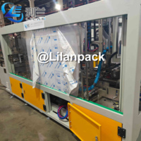 Machine d'emballage intelligente, machine d'emballage automatique pour boîtes de lait, machine d'emballage pour barils de boissons minérales, emballageur de cartons enveloppants
