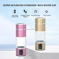 Botella de Agua Portátil Rica en Hidrógeno de Alta Calidad, Tipo-C USB, 200mL, 1800ppb~4500ppb, Eléctrica, para Uso en Exteriores, Automóvil y Hogar
