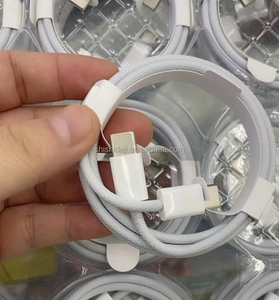 Hot Selling 1M 60W USB-C snellaadkabel, PD compatibel voor iPhone 15, 16 Pro Max, gevlochten afscherming met TPE mantel - Product Image 4