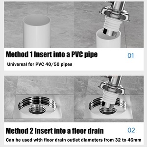 ORIENTAL YUHONG Machine à laver joint de vidange de sol scellé connecteur de <span class=keywords><strong>tuyau</strong></span> à Double usage <span class=keywords><strong>lave</strong></span>-<span class=keywords><strong>vaisselle</strong></span> outil universel adaptateur de <span class=keywords><strong>tuyau</strong></span> - Product Image 5