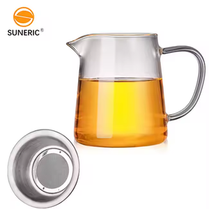 Tùy Chỉnh Rõ Ràng Vuông Chịu Nhiệt Thủy Tinh Kung Fu Trà Cốc Trà Nóng Trà Bình Công Lý Công Lý Cốc Trà Nóng Bình - Product Image 4