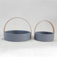 Paniers personnalisables en saule avec poignée en cuir et fermeture en laiton Petit panier en cuir Panier de pique-nique en cuir