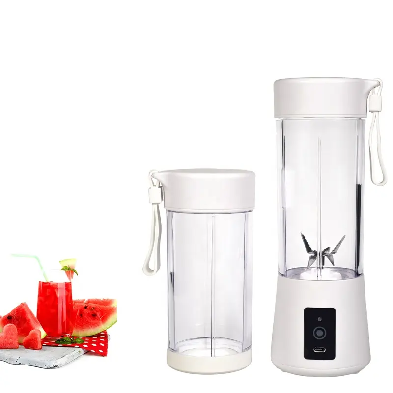 2020 Best Giftポータブルブレンダーコーヒーメーカー機6ブレードジュースメーカー白スムージーマシンFruit Juicer