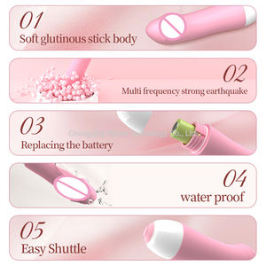 Elite Silicone <span class=keywords><strong>Sexy</strong></span> Femmes Masseur Personnel 12 Vitesses Modes de Vibration Conception Ergonomique Légère pour la Relaxation Féminine - Product Image 6