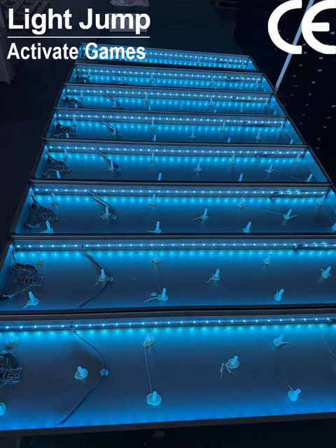 Outdoor Piano Led Light Floor Tile Ip68 Waterproof Rgb 100X30X6CM Interaction Lights Stage Lighting