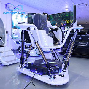 6 Dof 3 pantallas máquina de juego de carreras simulador una plataforma de asiento conducción Arcade carrera coche juego máquina simulador diversión - Product Image 4