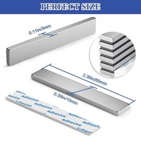 Aimants ronds en néodyme autocollants en gros N35 N50, aimants à dos adhésif pour mur, métal, bois